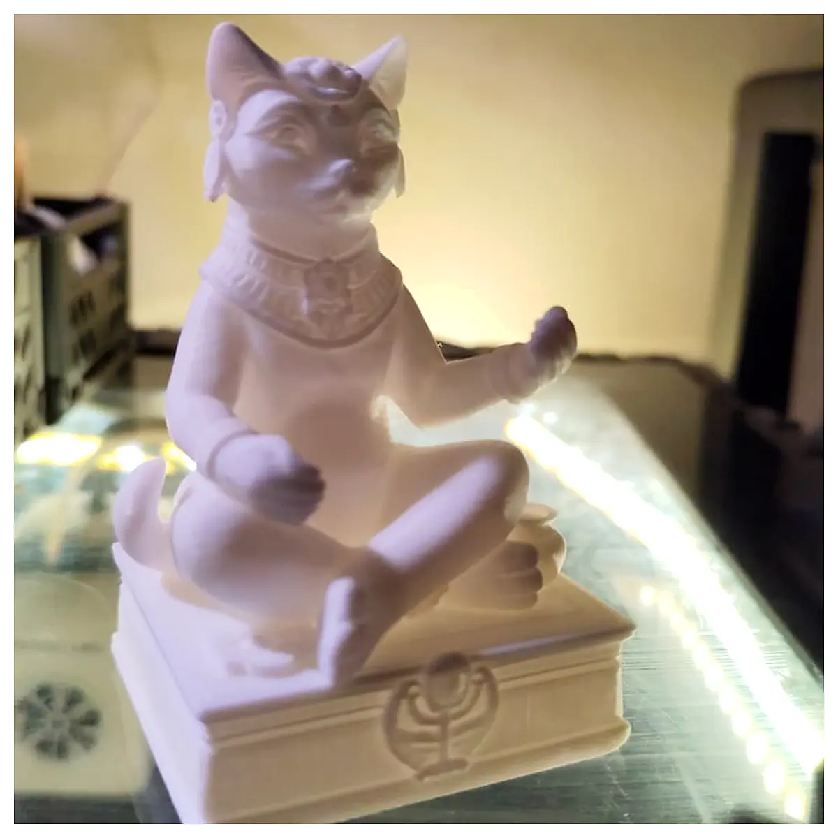 Egyptian Cat God Wine Rack Wine Display Stand Wine Holder Bar Storage Beverage Shelf Universal