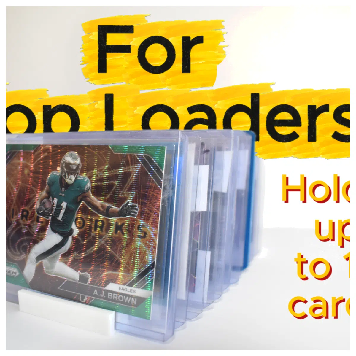 Top Loader Display Stand Fitness Card Holder Gym Card Display Exercise Card Rack Card Display Solutions