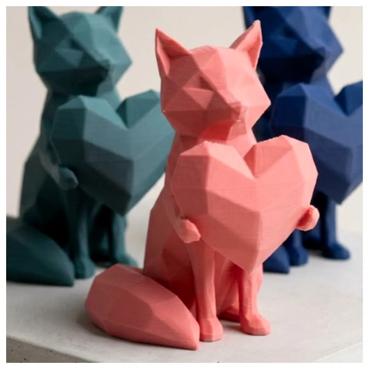 Cute Fox Decoration Japanese Nordic Valentine s Day Gift Festive Ornament Decoration Accessory Fox Ornament