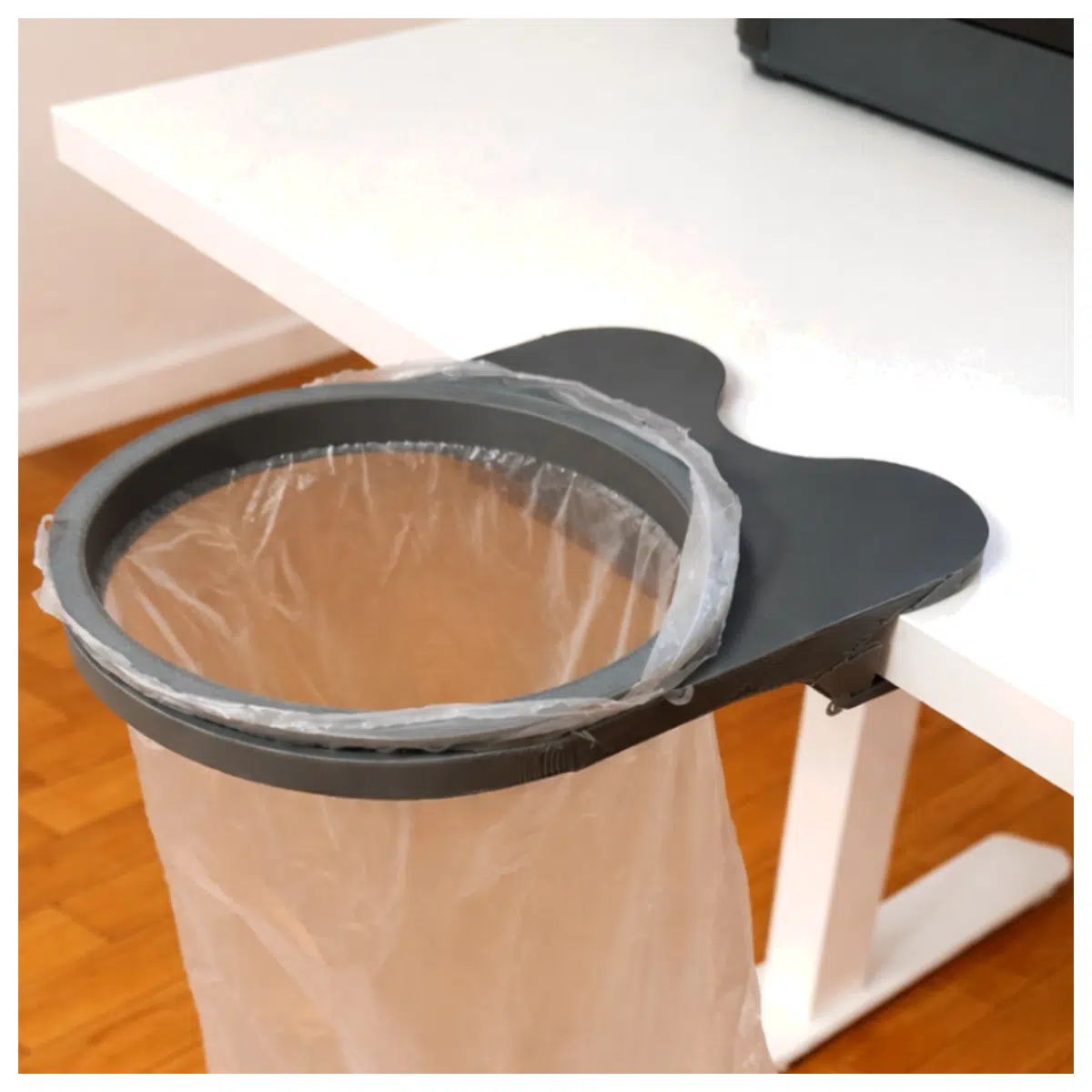 Mini Desktop Trash Can Hook Clip Bags Organizer for Kitchen Bathroom Waste Bin Accessories Bag Fixer