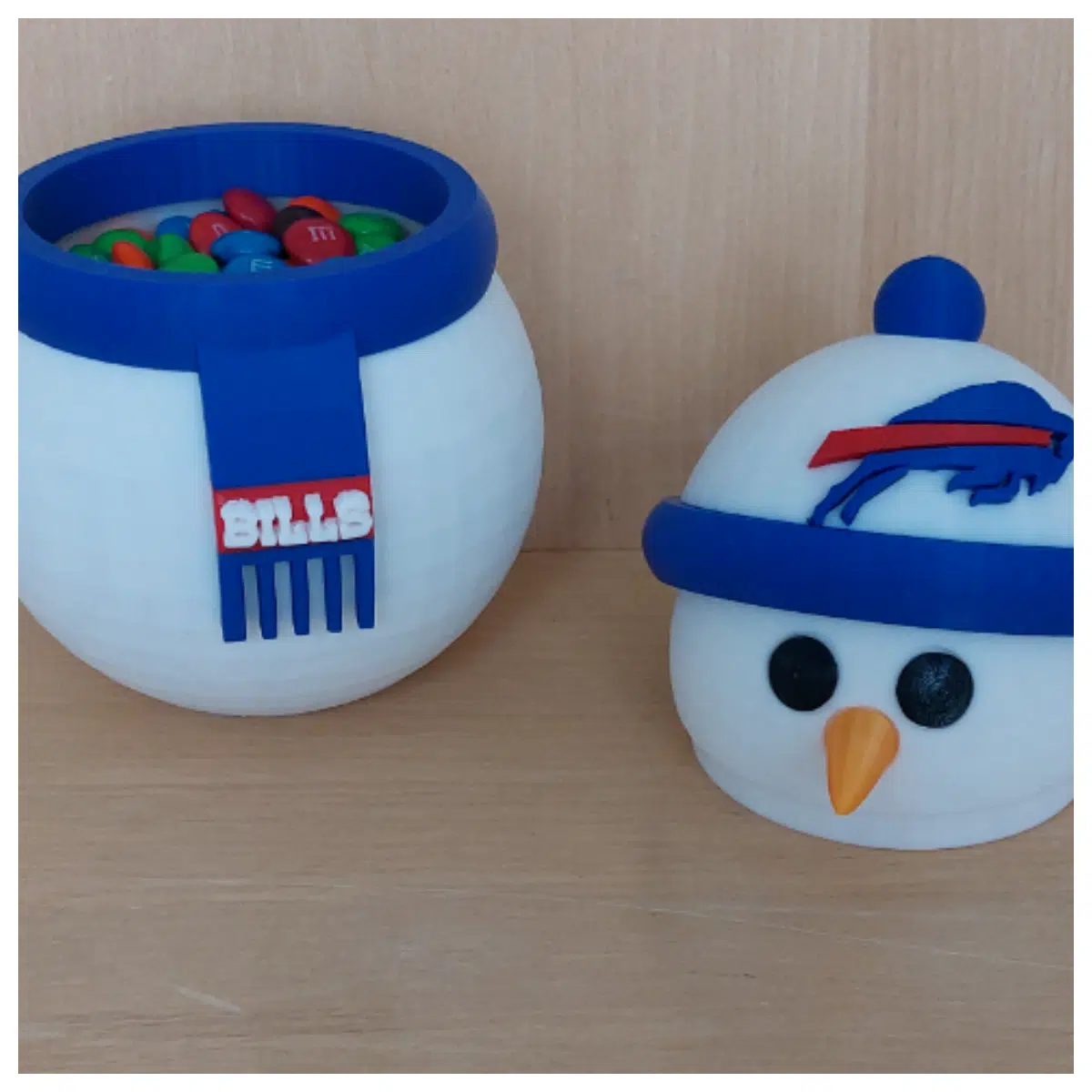 Kids Snowman Candy Dish Toy Creative DIY Decoration Party Supplies Holiday Gift