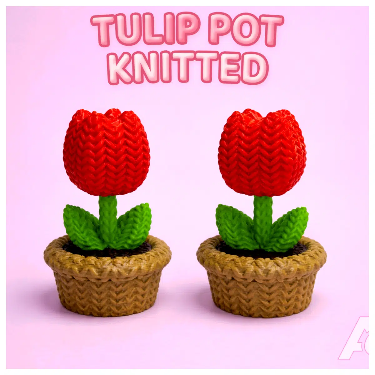 Woven Tulip Planter DIY Handmade Tulip Pot Flower Container Garden Decor Creative