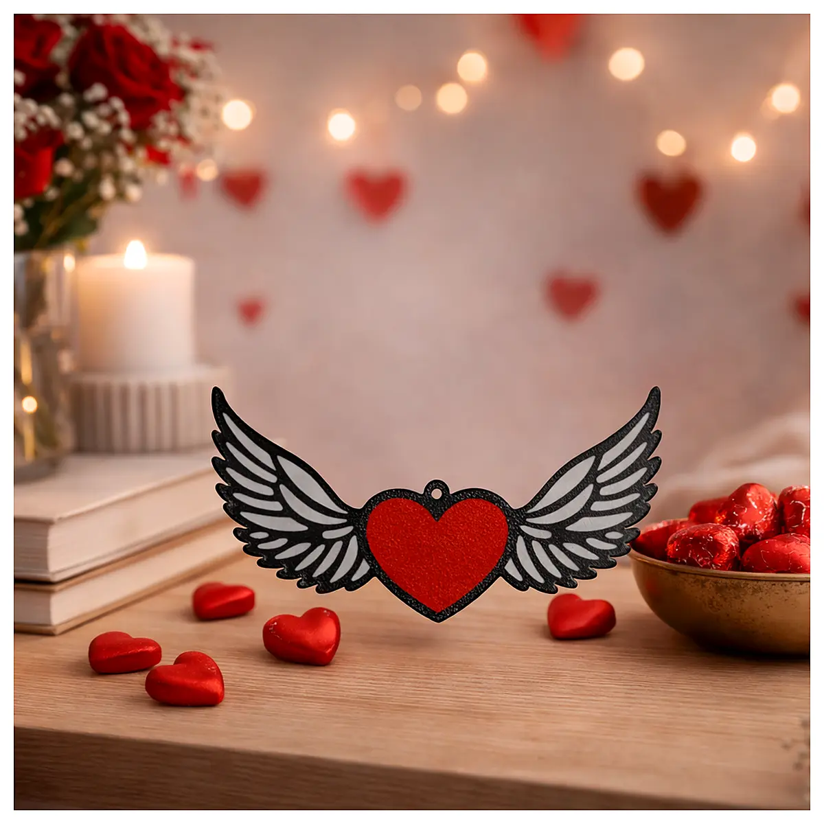 Love s Wing Keychain Memorial Charm Gift Remembrance Sentiment Keychain Keepsake