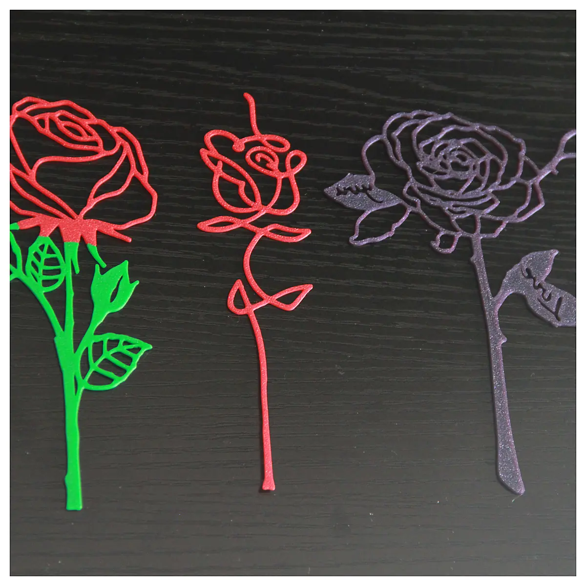 Rose Bookmark Decor Ornament Figurine Valentine s Gift Floral Arrangement Memorial Keepsake Succulent Desktop Decoration