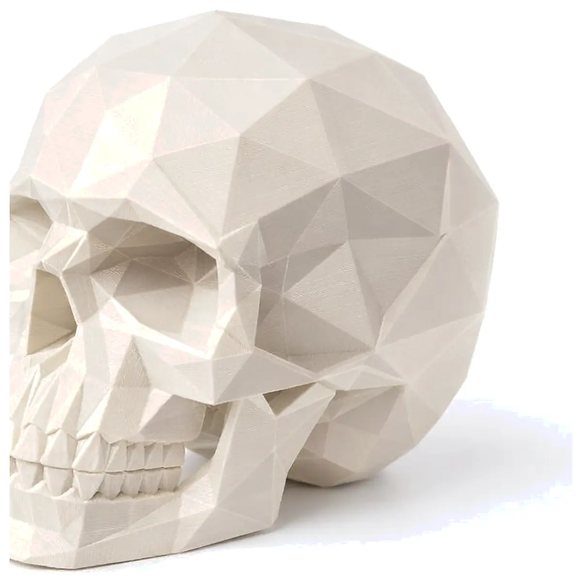 Low Poly Skull Model 3D Sculpture Art Decor Parts Repair Fix Deals