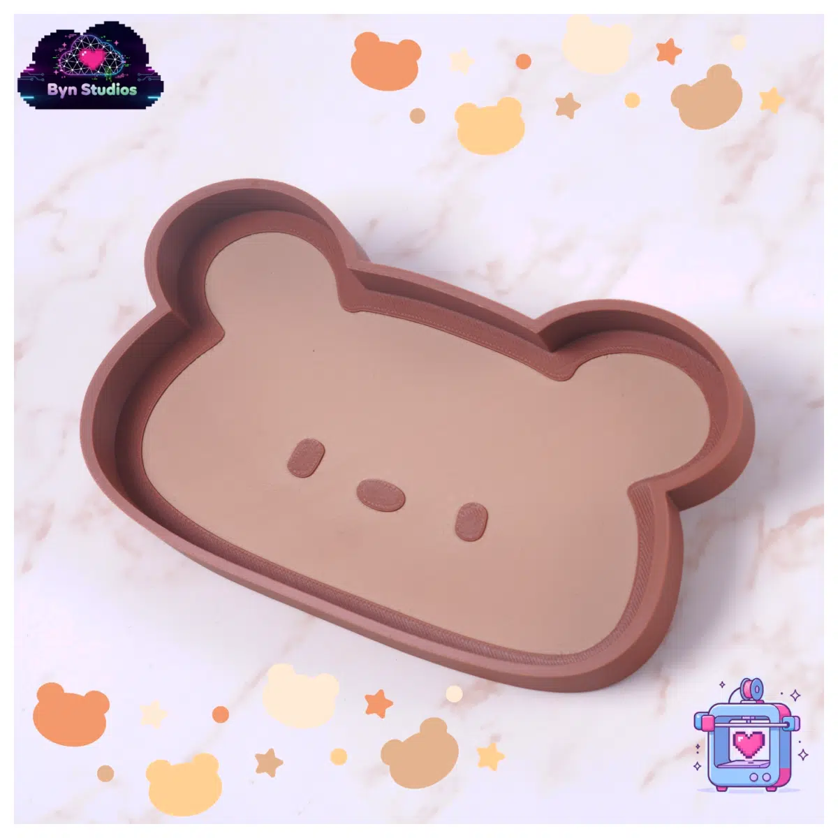 Little Bear Tray Creative Storage Desk Organizer Toy Storage Box Multi Function Home Decor Small Objects