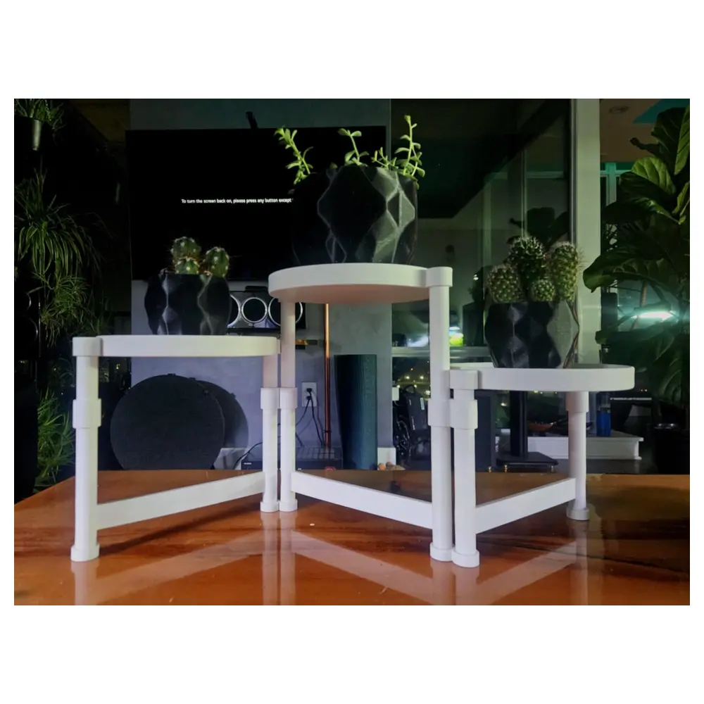 Multi Tier Adjustable Plant Support Stake Holder Flower Stand Pot Support Vertical Garden Indoor Plant Support
