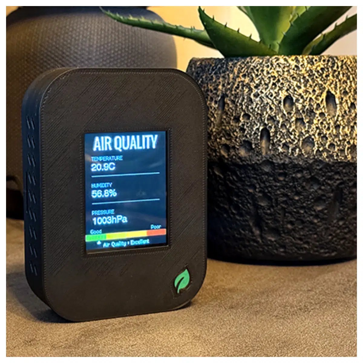 ESP32 Air Quality Sensor Environmental Monitoring Device PM2 5 Detection for Indoor Outdoor Smart Home Air Quality Solutions