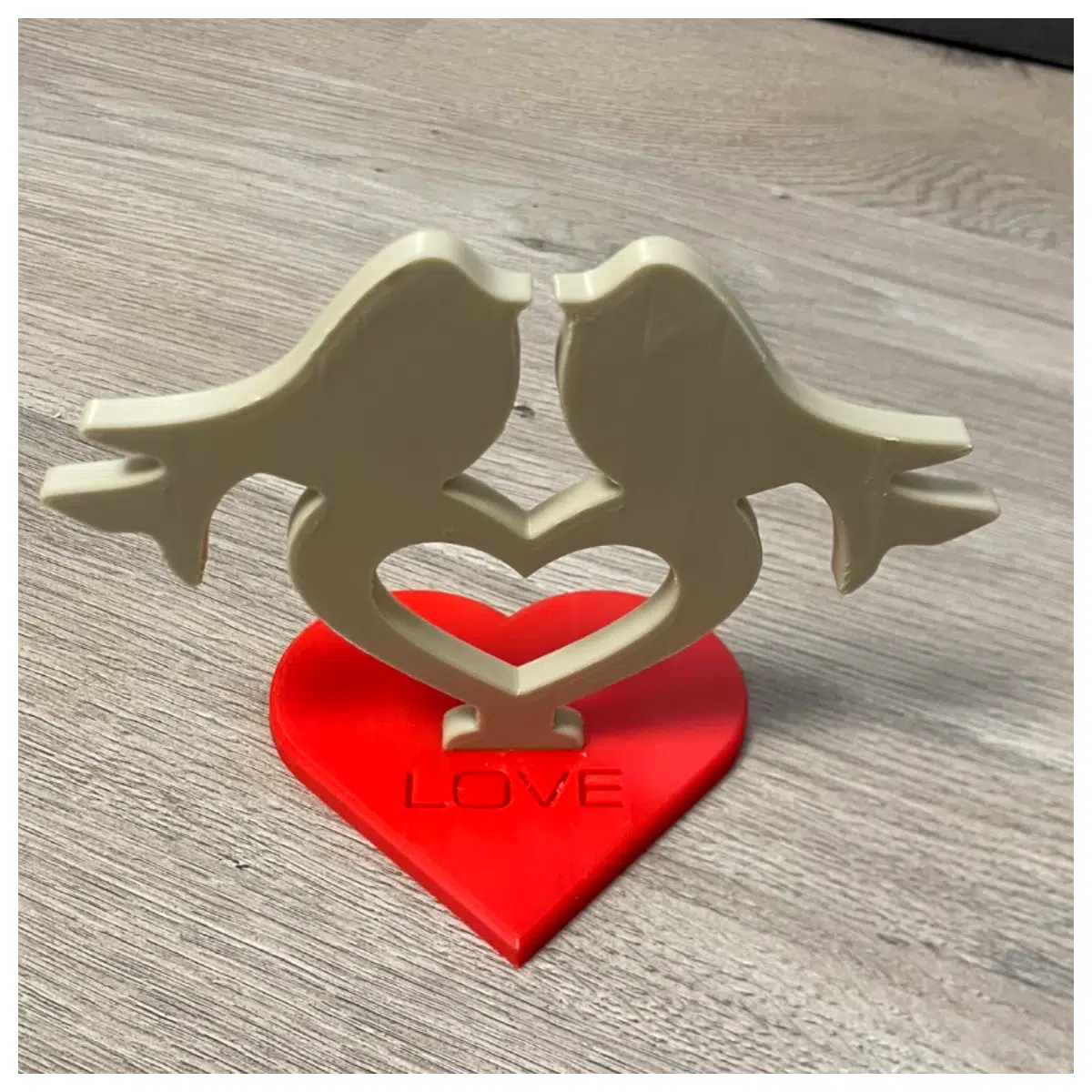 Love Pigeon Shape Bird Toy Decoration Valentine s Gift Bird Accessories Romantic Keepsake