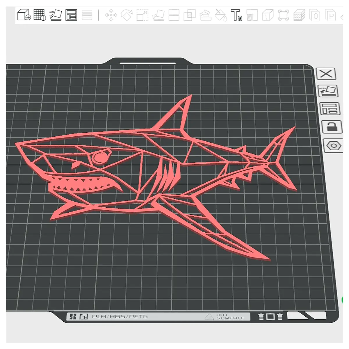 Shark Art Print 2D Wall Decor Ocean Wall Hanging Art Poster Canvas Wall Art