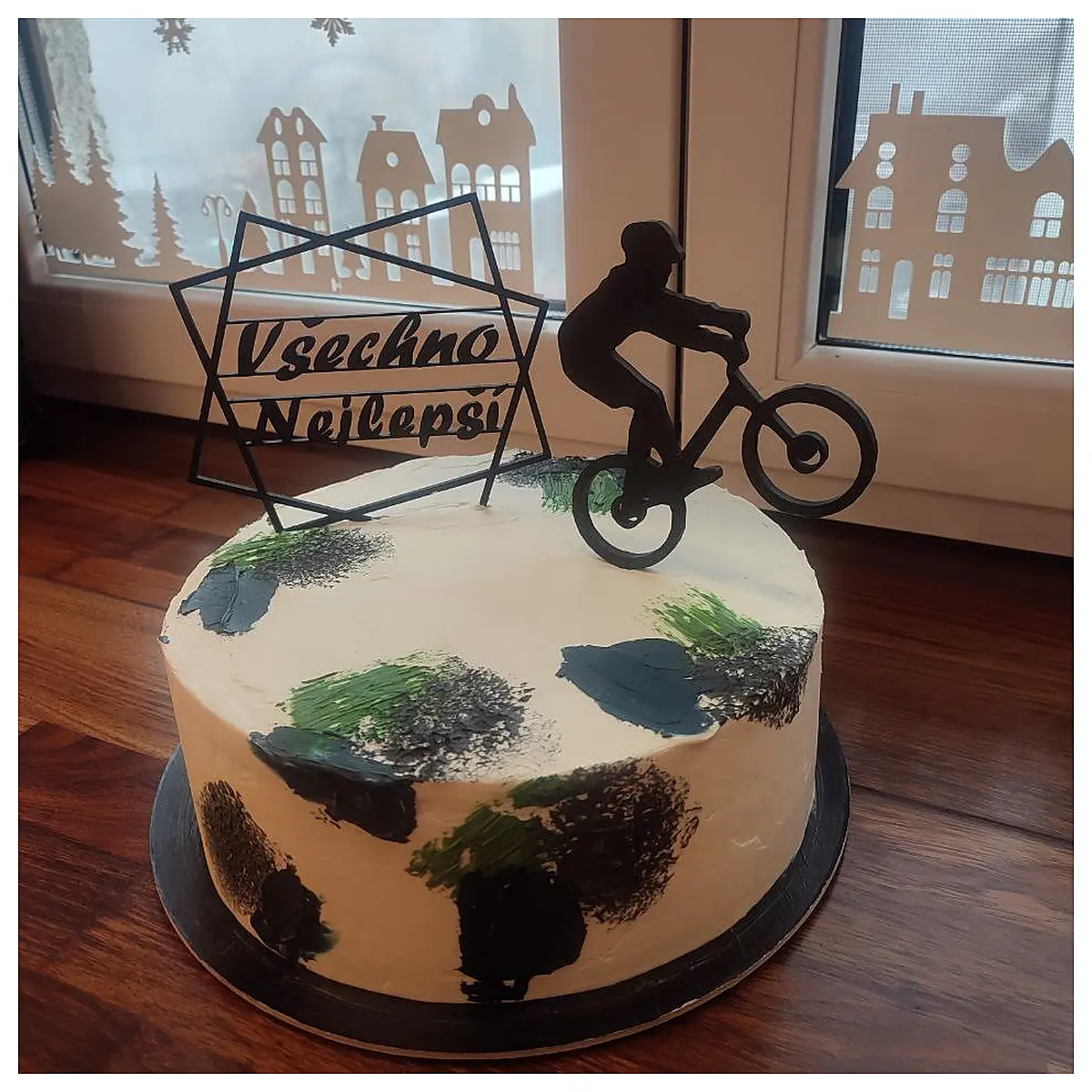 Cake Stand Cycling Silhouette Bicycle Parts Cycling Accessories Outdoor Sports Equipment Repair Upgrade