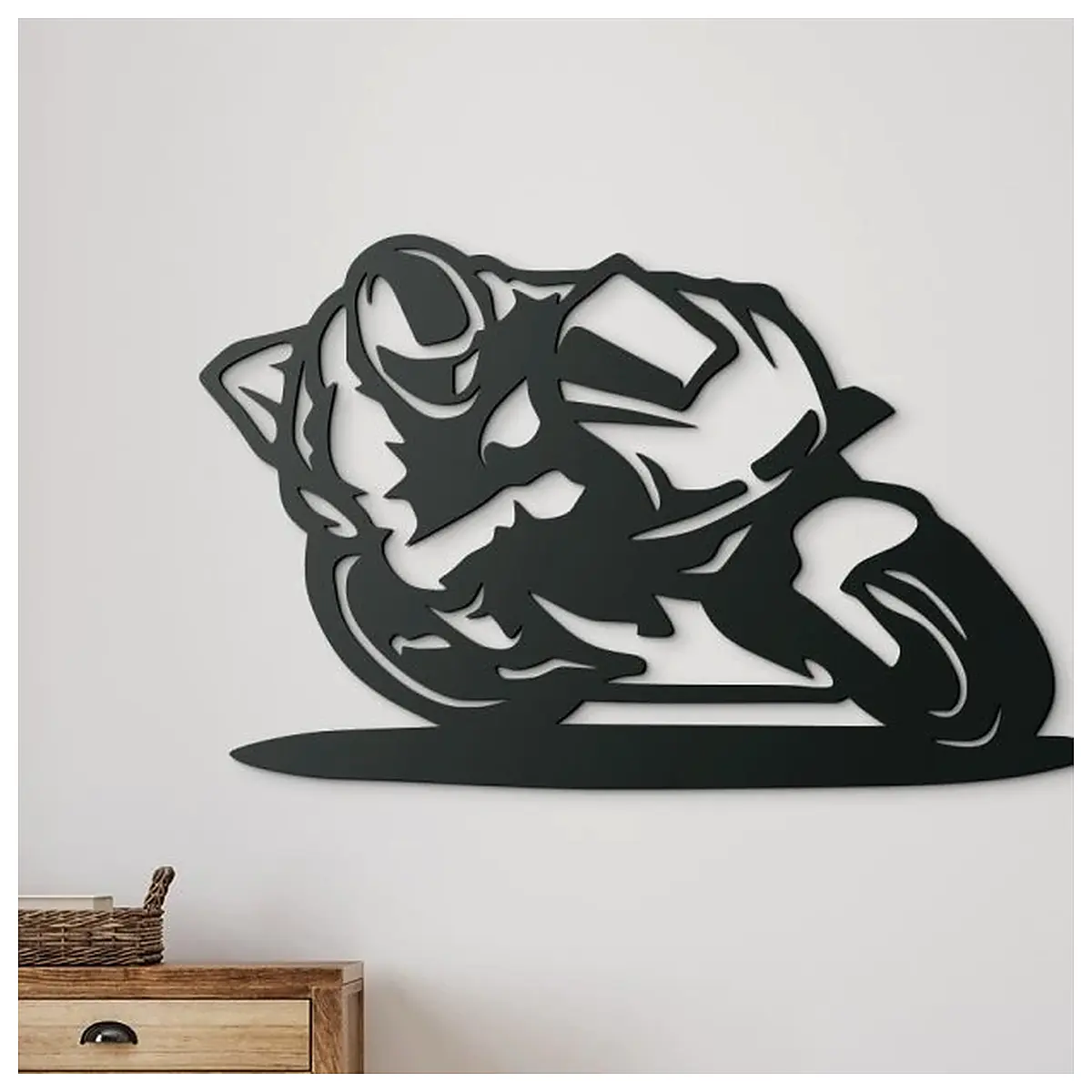 Motorcycle Wall Art Decor Riding Artwork Motorcycle Accessories Car Hanging Decoration Motorcycle Hobbies Vehicle Display