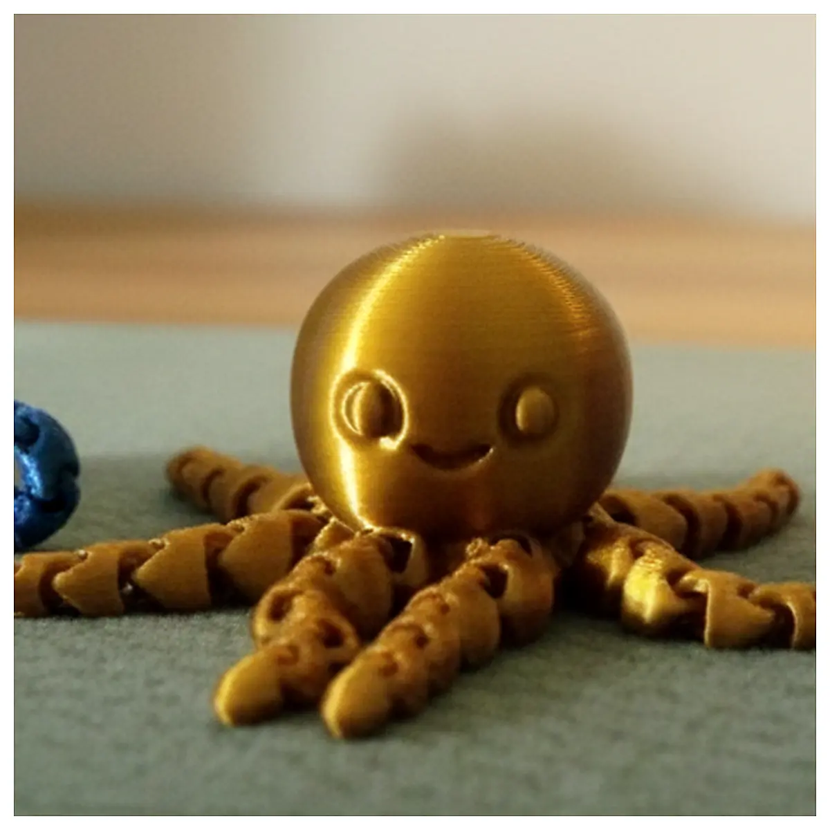 Articulated Octopus Toy Moving Octopus Model Soft Toy Educational Puzzle Gift Idea