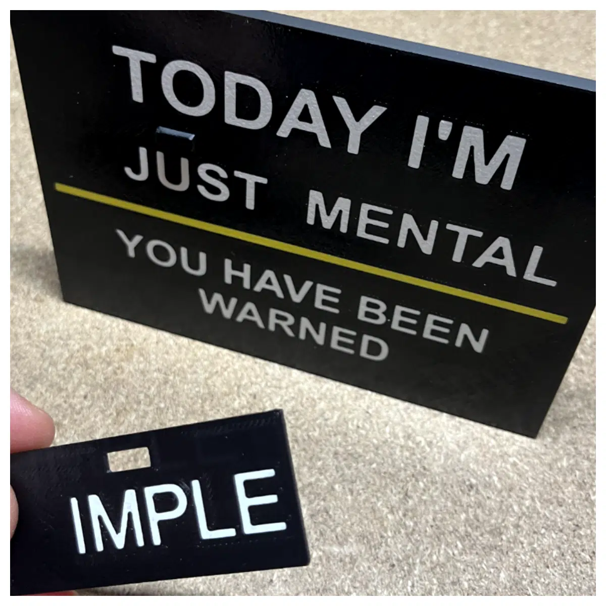 Office Signage Motivational Desk Sign Workplace Indicator Office Supplies