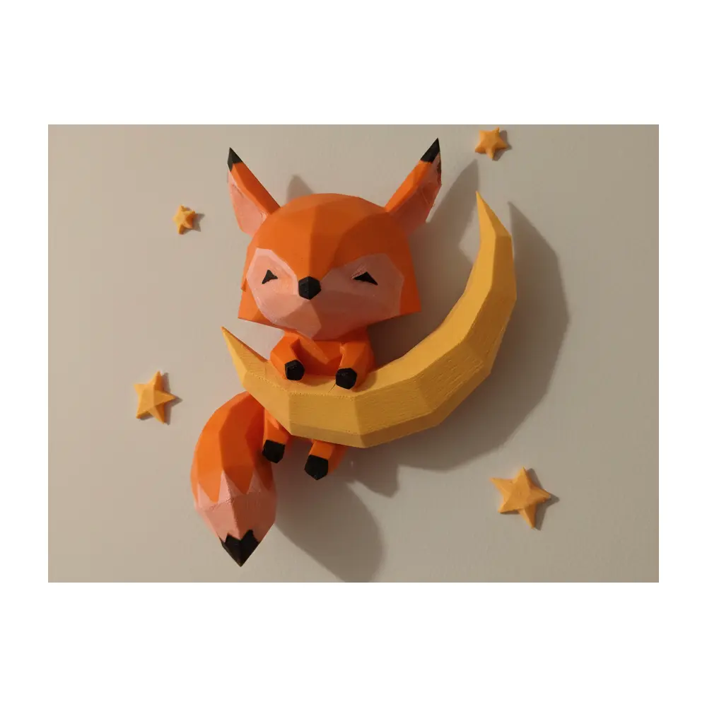 Adorable Fox Moon Dream Plush Toy Stuffed Animal Children s Gift Soft Toy Gift Fox