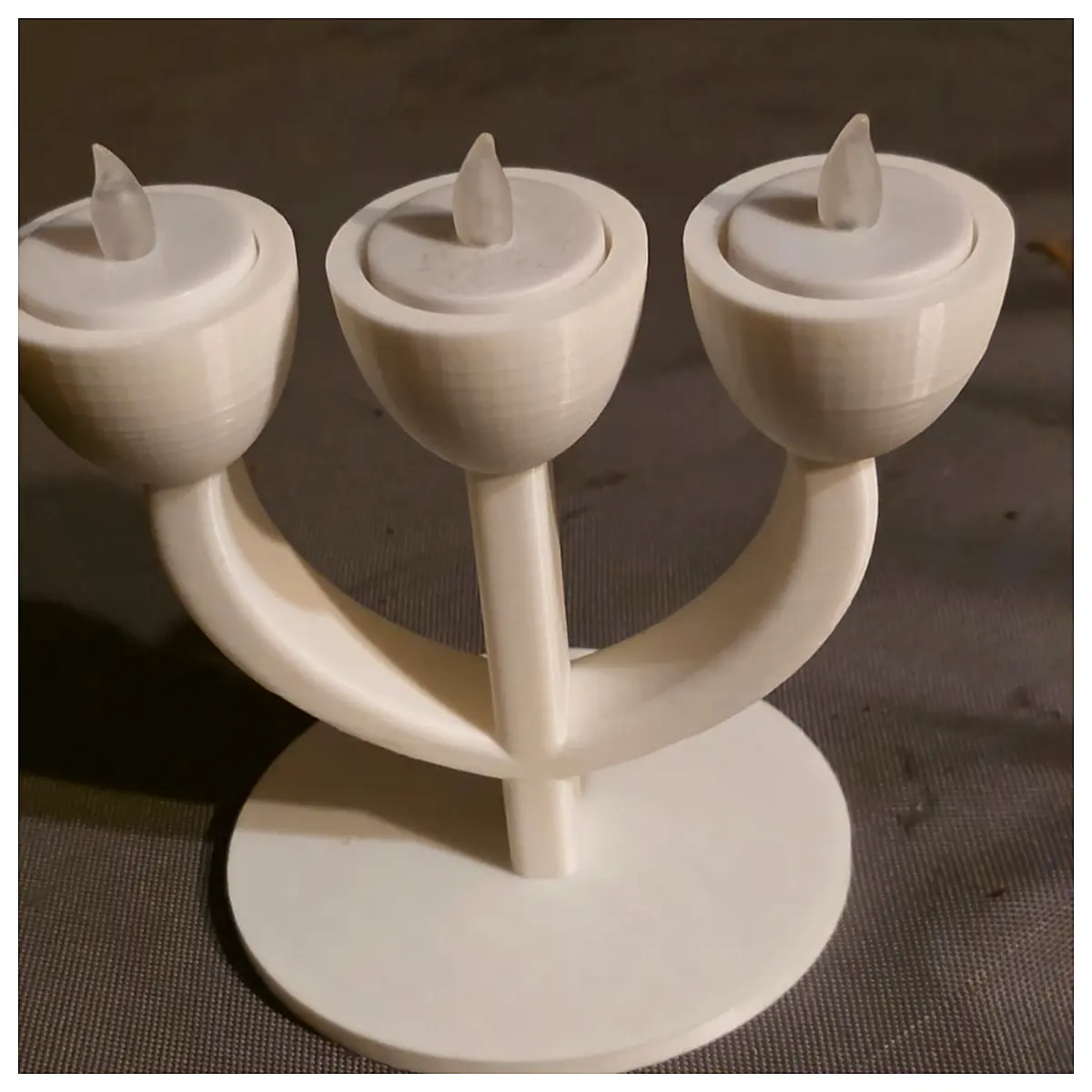 Triple Candle Holder Creative Decoration Tabletop Ornament Festive Gift Box Home Decor Ideas