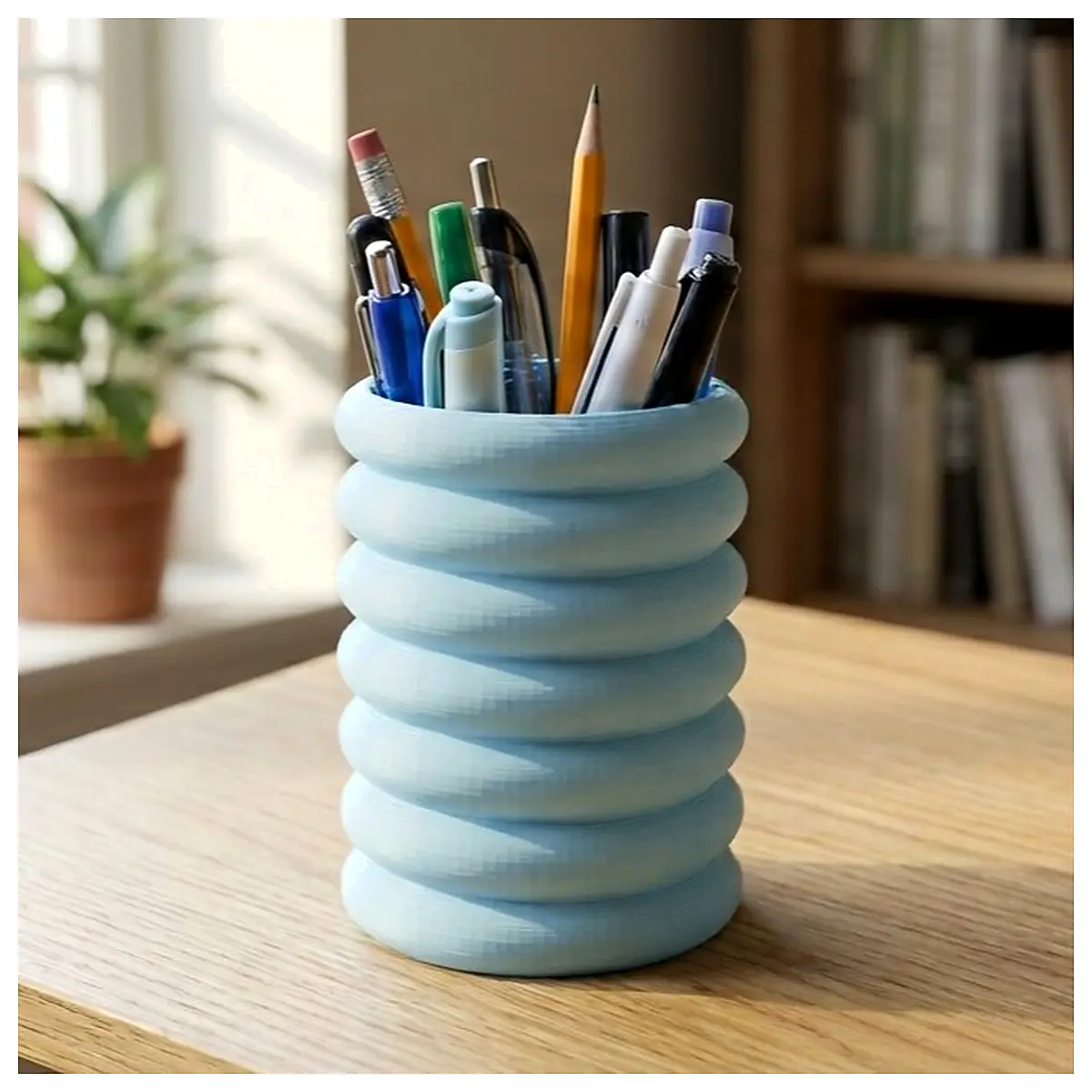 Multi Ring Organizer Stackable Pen Holder Storage Solutions Desk Organizer Ring Storage Container Space Saver