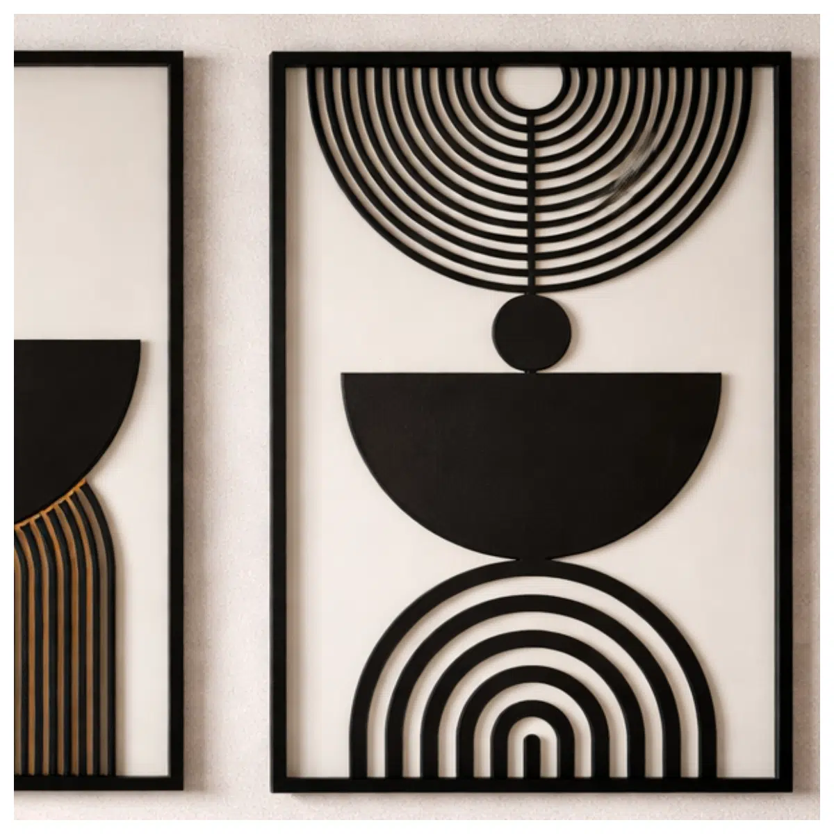 Black Bohemian Wall Painting Decor Wall Art Mural Canvas Modern Room Living Room Decorative Artwork Black Bohemian Wall Painting