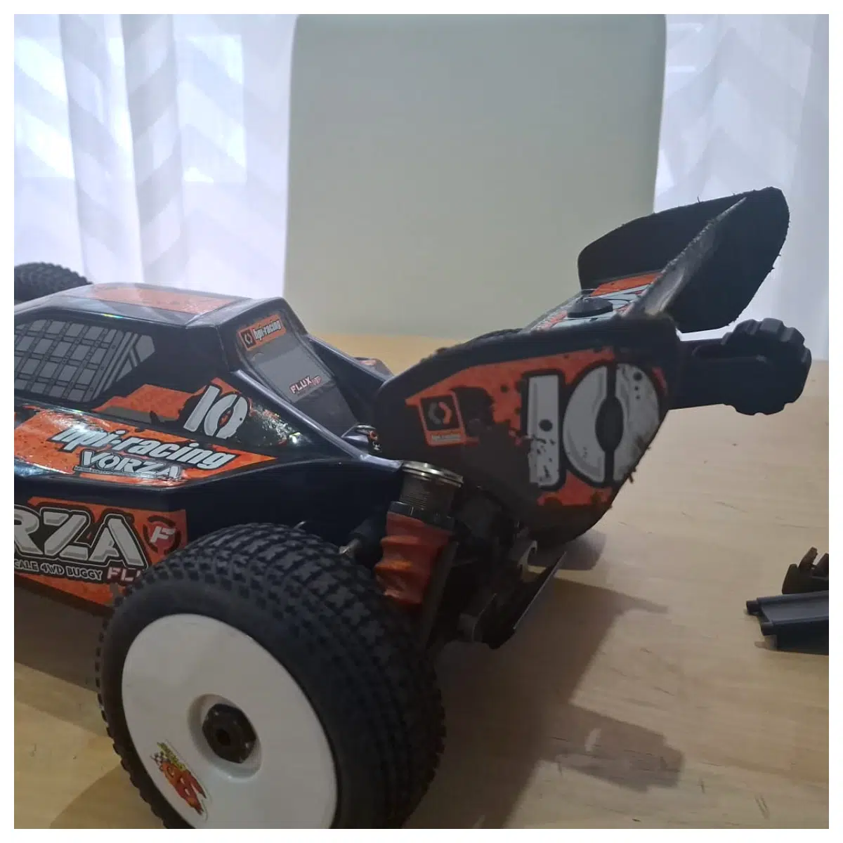 Rear Over Rotation Stabilizer HPI VORZA Flux WR8 Wheel Stabilizer ATV Rear Wheel Skid Plate Off Road Wheel Control Improve Handling