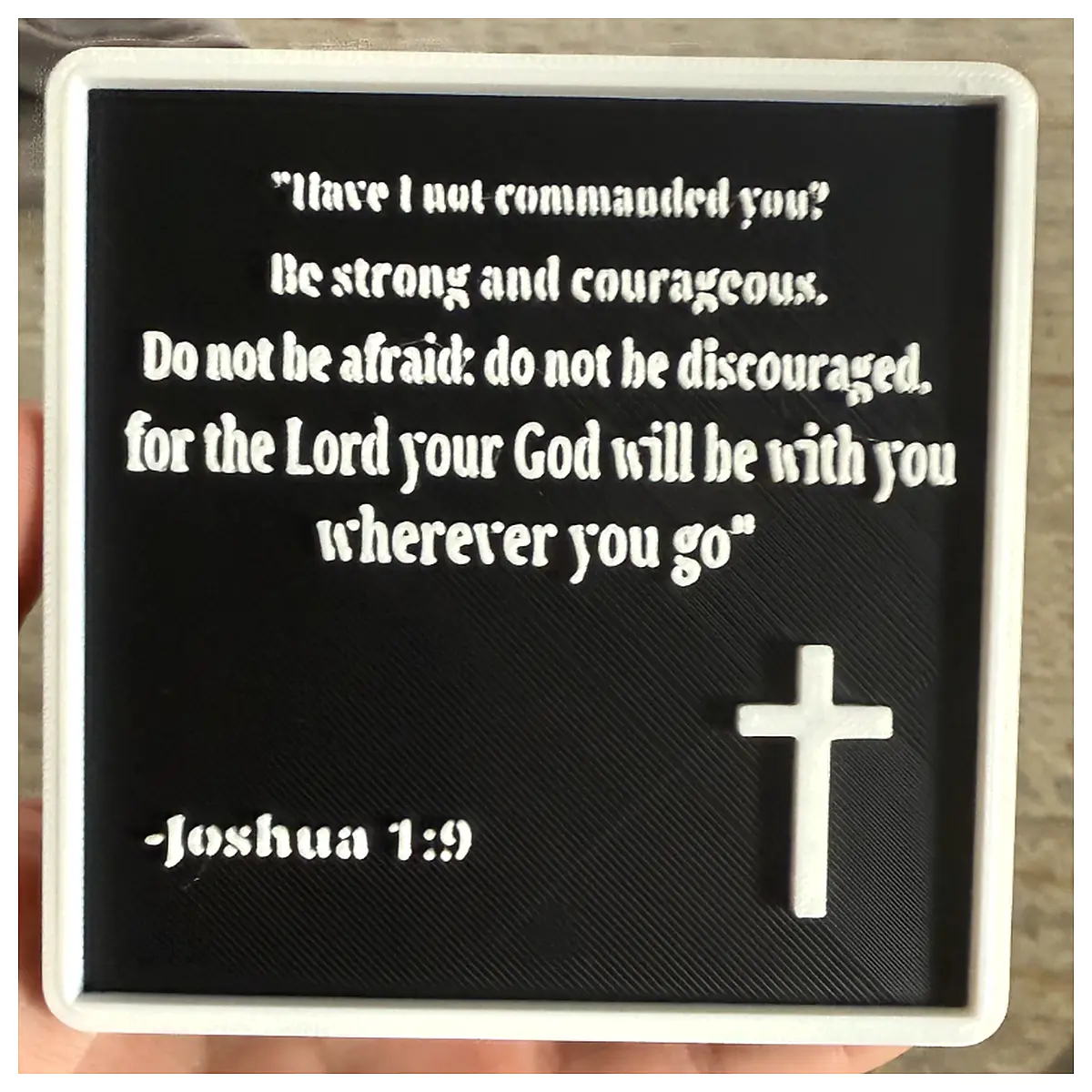 Joshua Bible Wall Art Religious Painting Wall Decor Biblical Artwork Hanging Art Spiritual Prints
