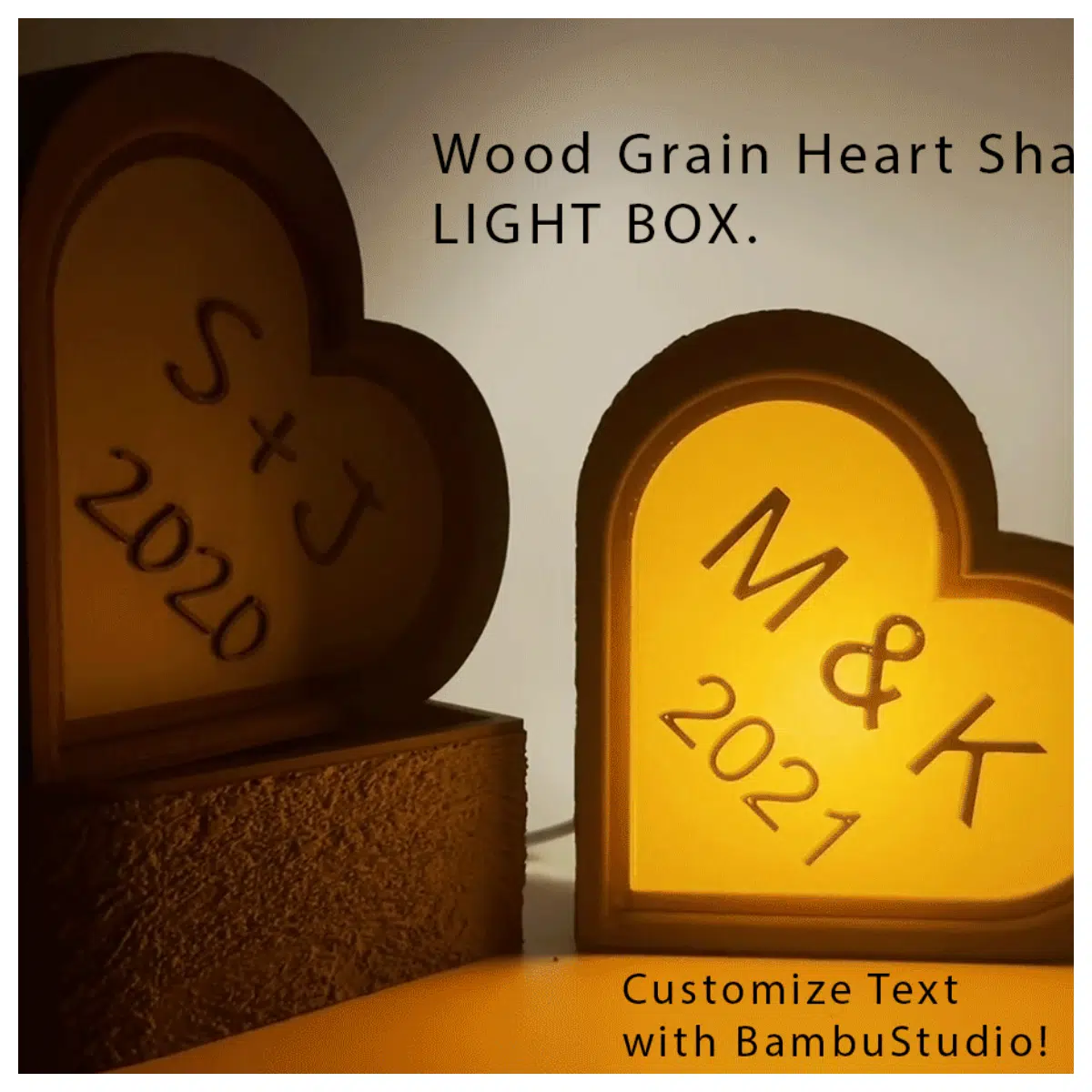 Wood Carved Box Romantic Gift Creative Home Decor Art Engraving Love Box