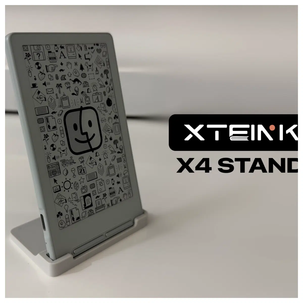 Xteink X4 eReader Stand Desktop Book Stand eReader Holder Stable Support Adjustable Angle eReader Accessory