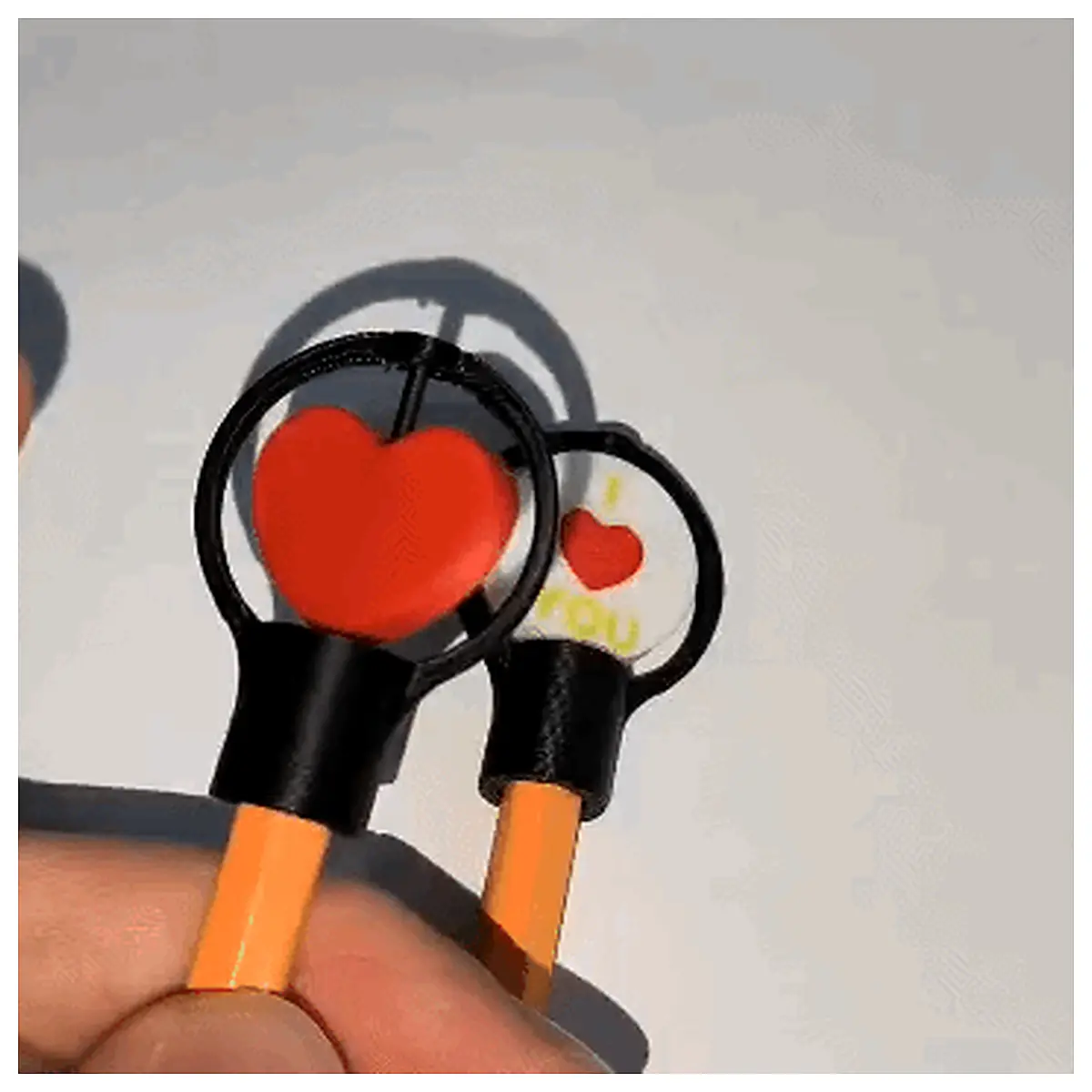 Valentine s Day Rotating Pen Cap Gift Creative Keepsake Romantic Present Party Decoration Festival Supplies