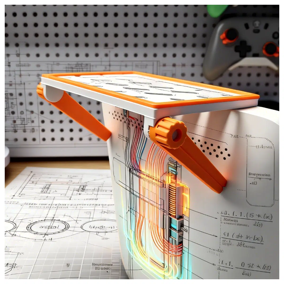 Monitor Shelf TV Partition Router Stand Desktop Organizer Screen Sideboard TV Wall Decor