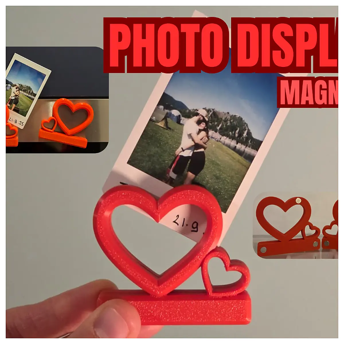 Instax Magnetic Display Stand Magnetic Holder Photo Display Creative Decor Magnetic Attachment Reminders
