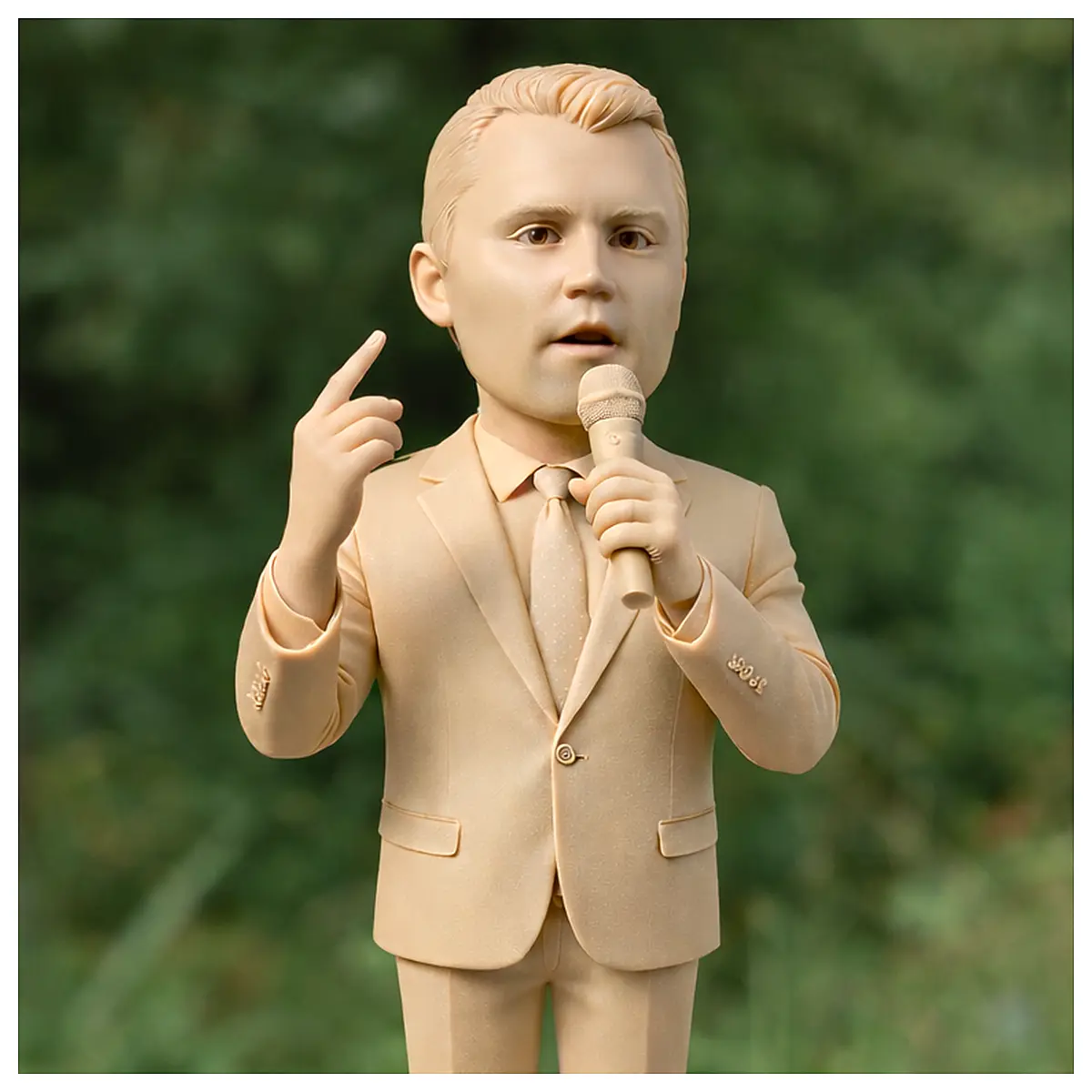 Charles Statue Decorative Sculpture Art Figure Modern Classic Home Office Decoration Art Collectibles