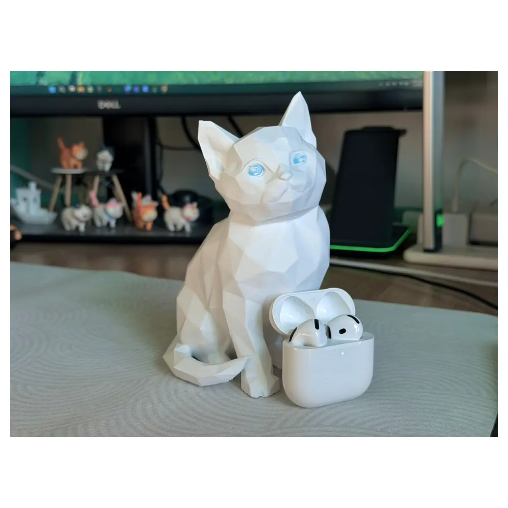 Geometric Cat Pattern Decor Cat Toys Abstract Art Home Decoration Pet Accessories Multi faceted Design