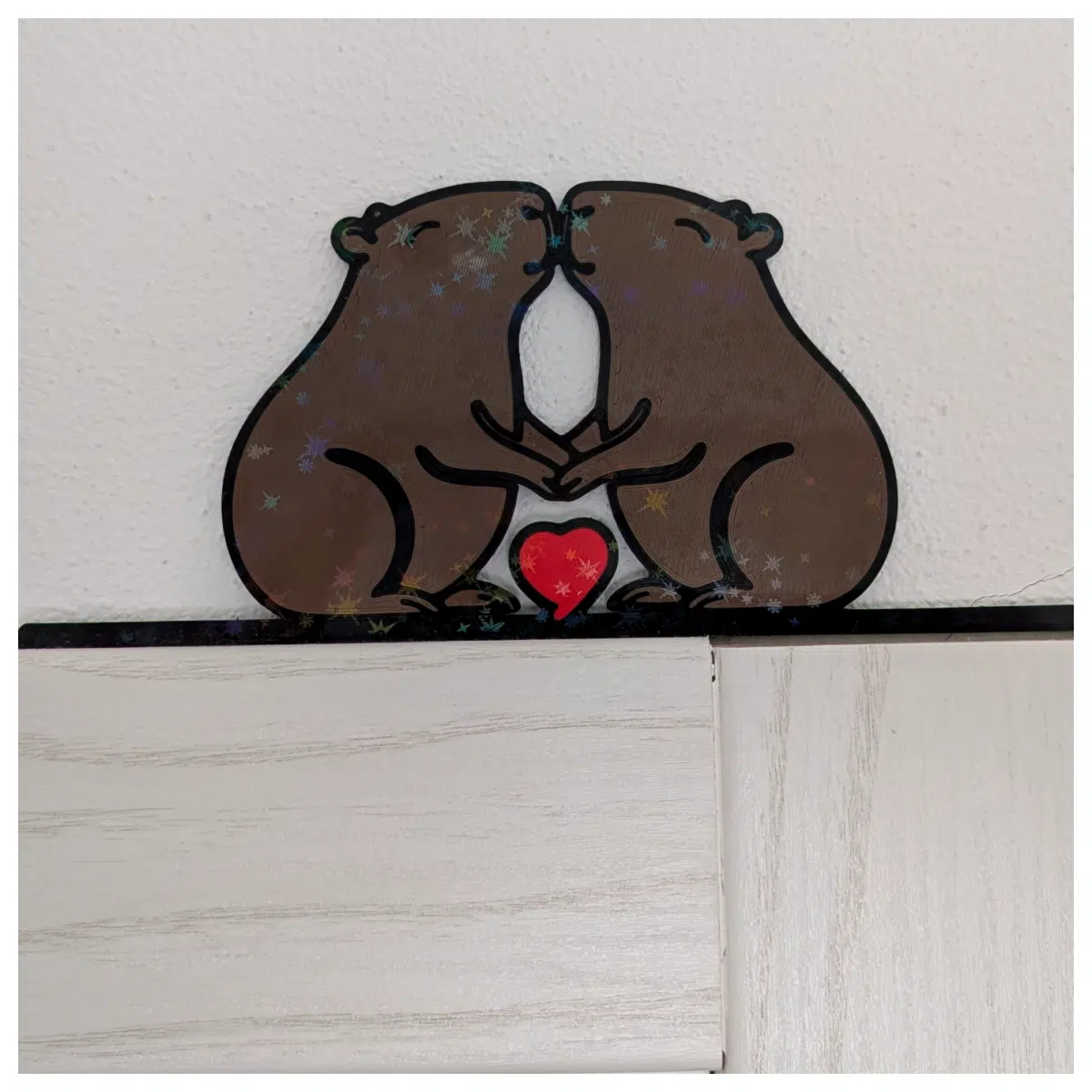 Capybara Decoration Figure Cute Animal Display for Doorway Home Decor Cartoon Pet Ornament