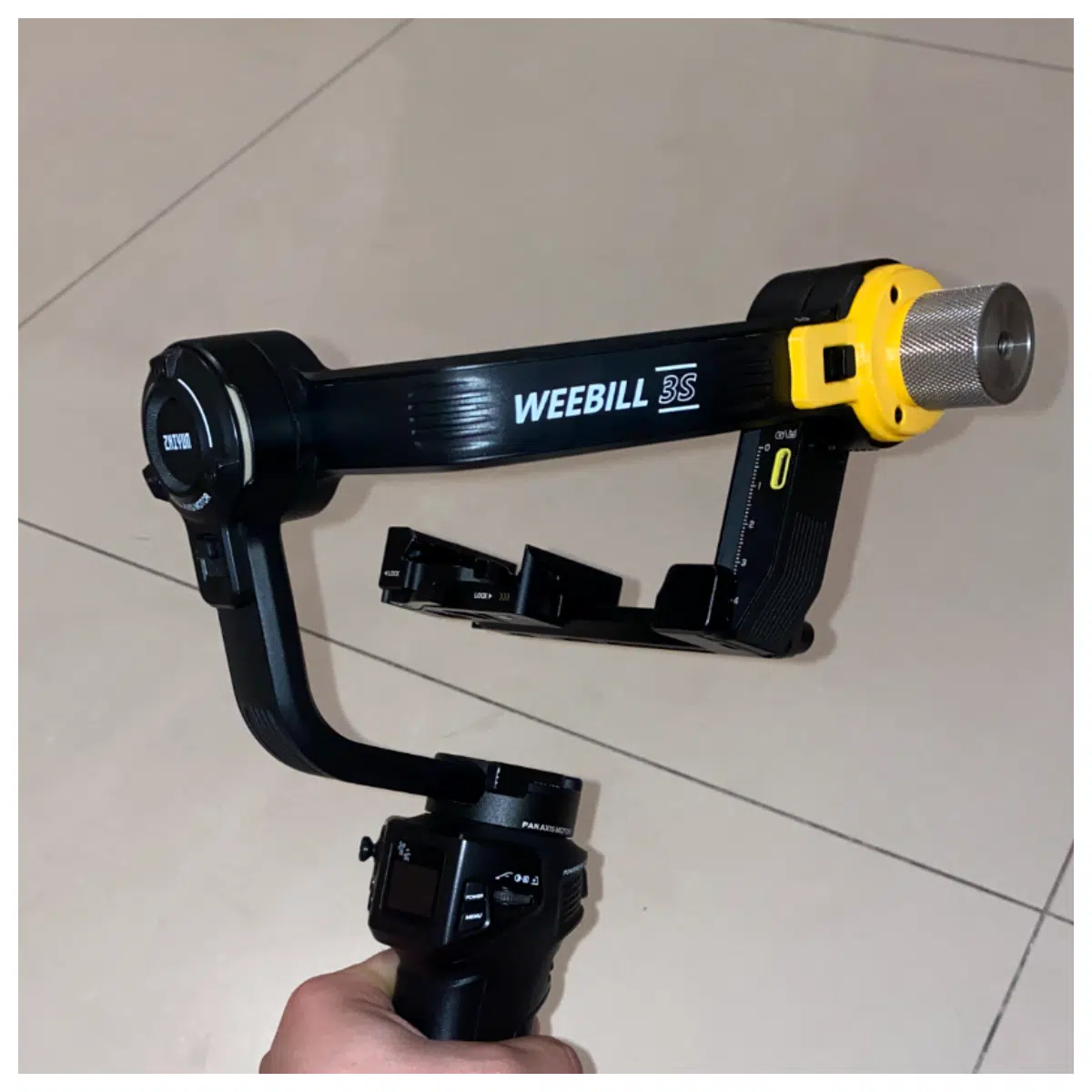 Weebill3s Balance Plate 3 Axis Robot Balancing Accessory Stabilizer Robotic Arm Assembly Precision Tuning