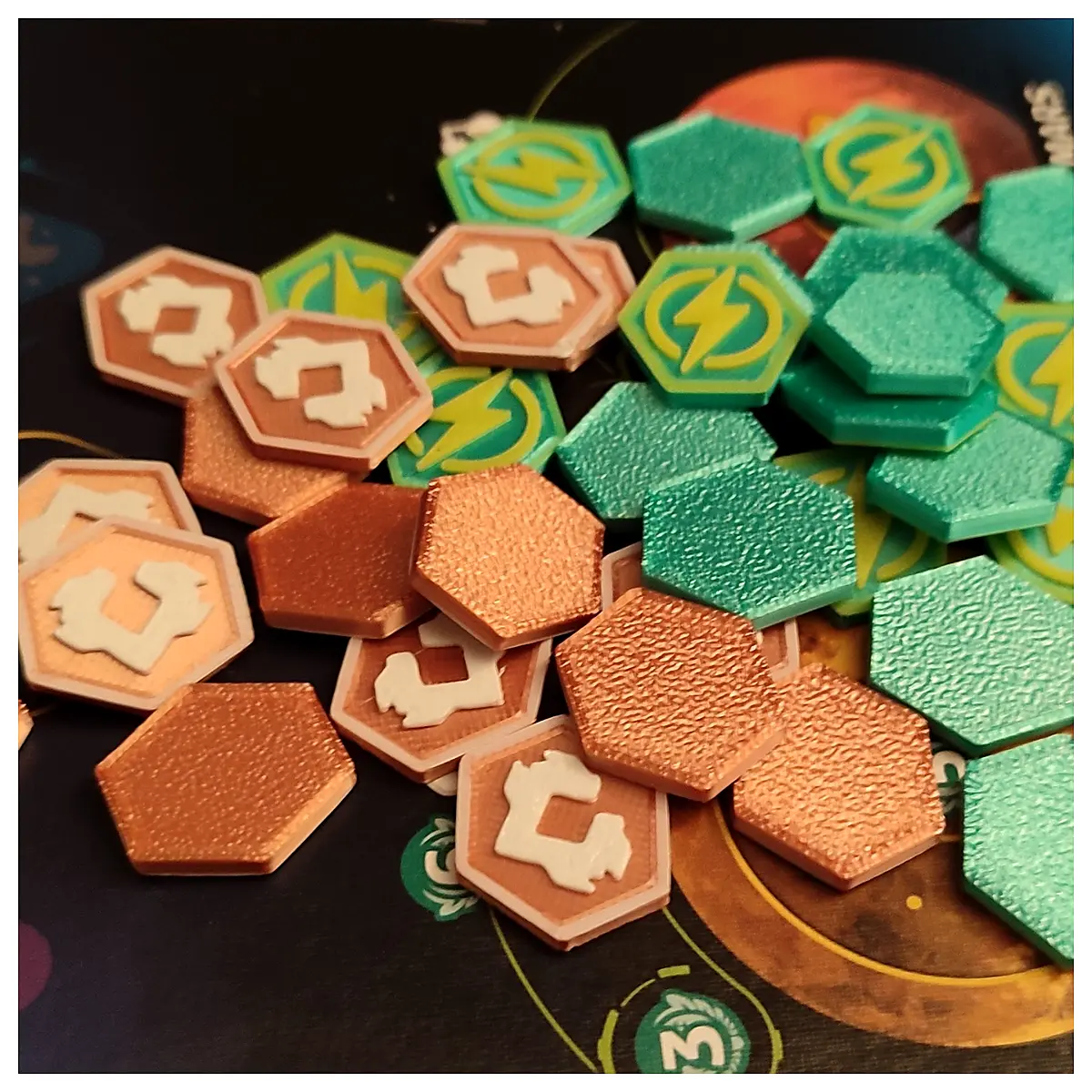 SETI Board Game Credits Energy Tokens Strategy Game Accessories Board Game Players