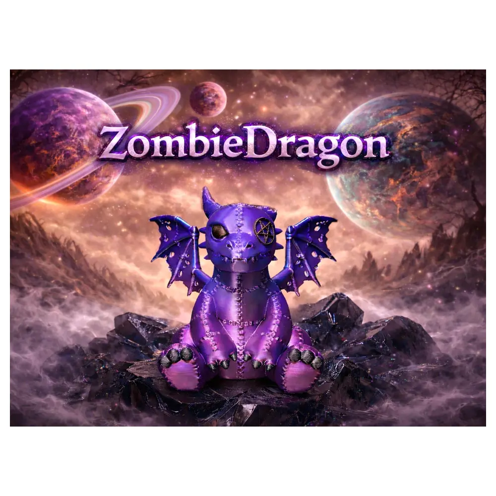 Zombie Dragon Toy Dinosaur Model Dinosaur Assembly Dinosaur Collection Dinosaur Patch