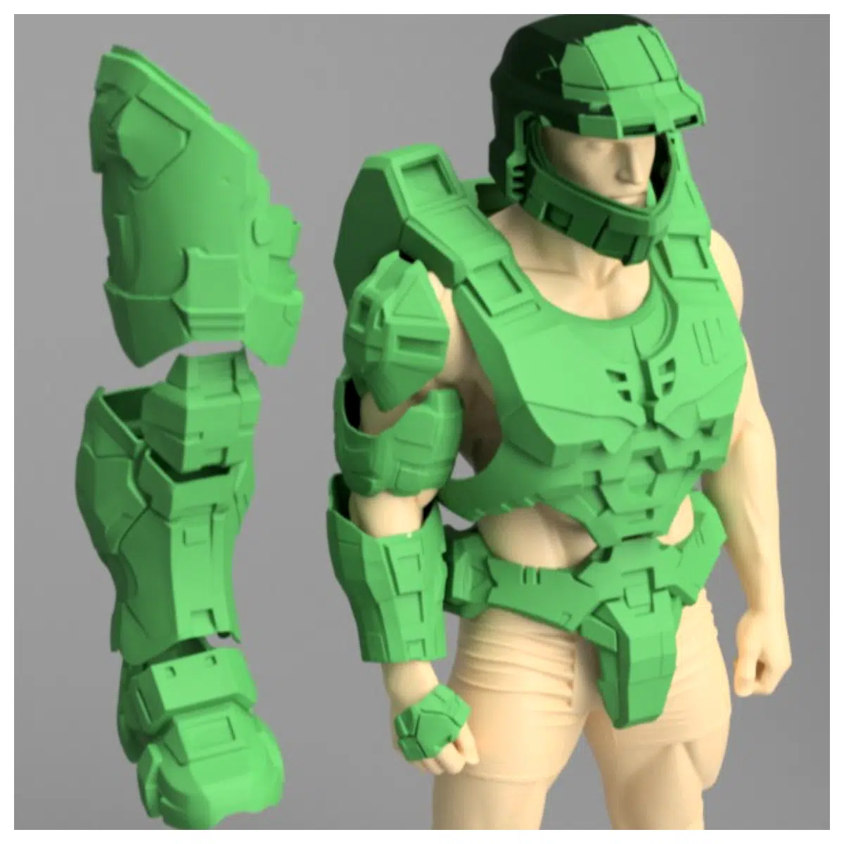 Full Master Chief Armor Cosplay Costume Male Female Roleplay Battle Suit Gear Cosplay Prop