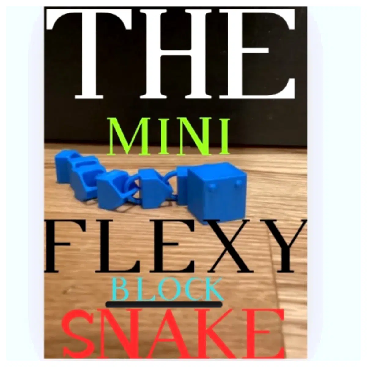 Mini Flexible Snake Toy Building Snake Blocks Puzzle Toy Kids Soft Snake Gift Fun Learning