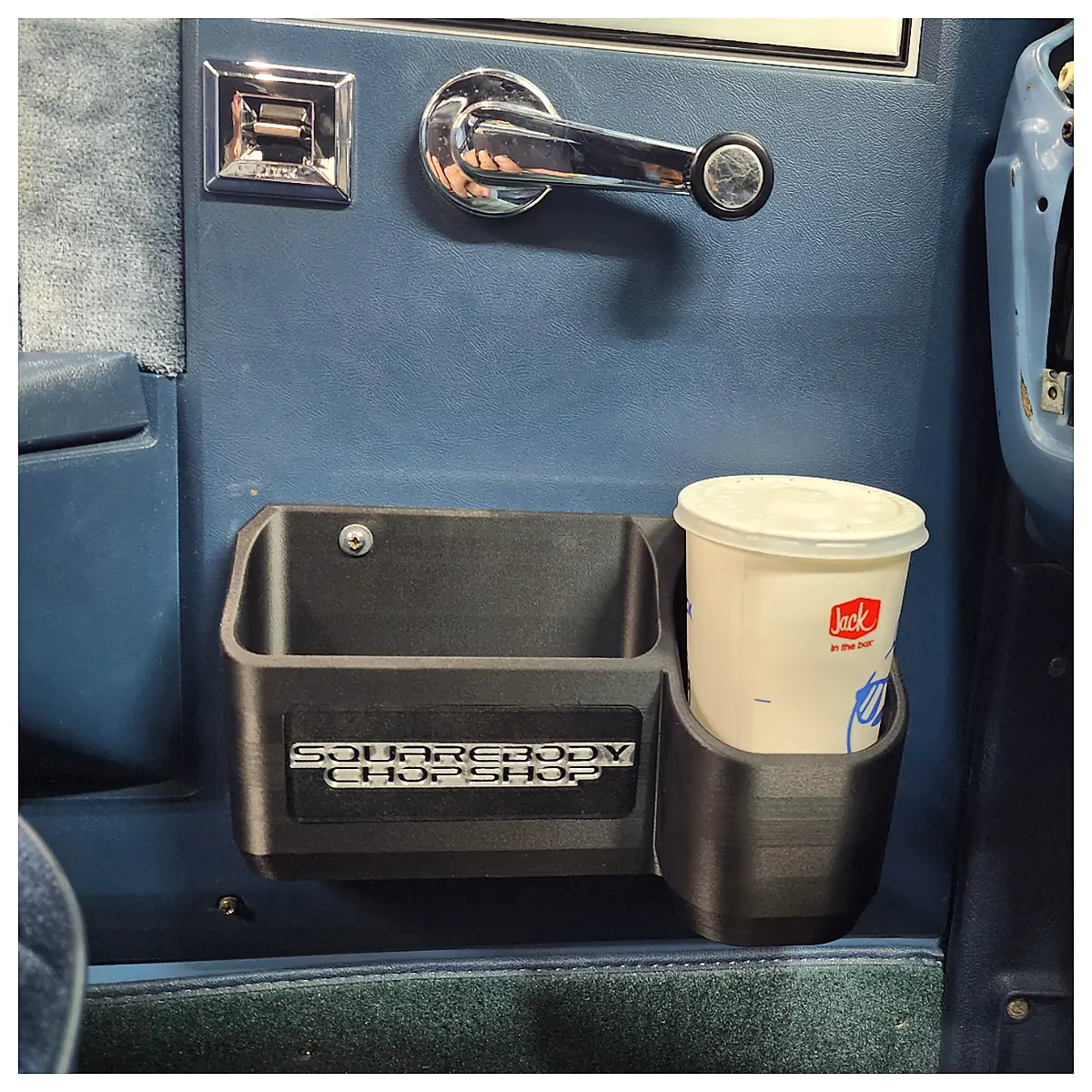 Square Box Diagram Maps Cup Holder Storage Bag V5 Automotive Parts Repair Manual