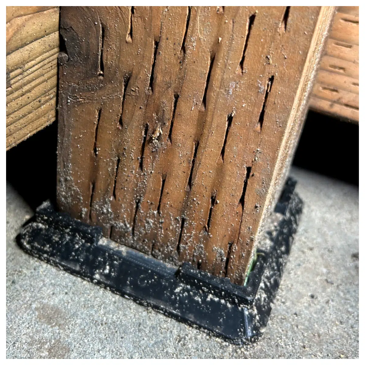 Decking Block Support Anti Slip Mat Protection Decking Pad Support Installation Supplies