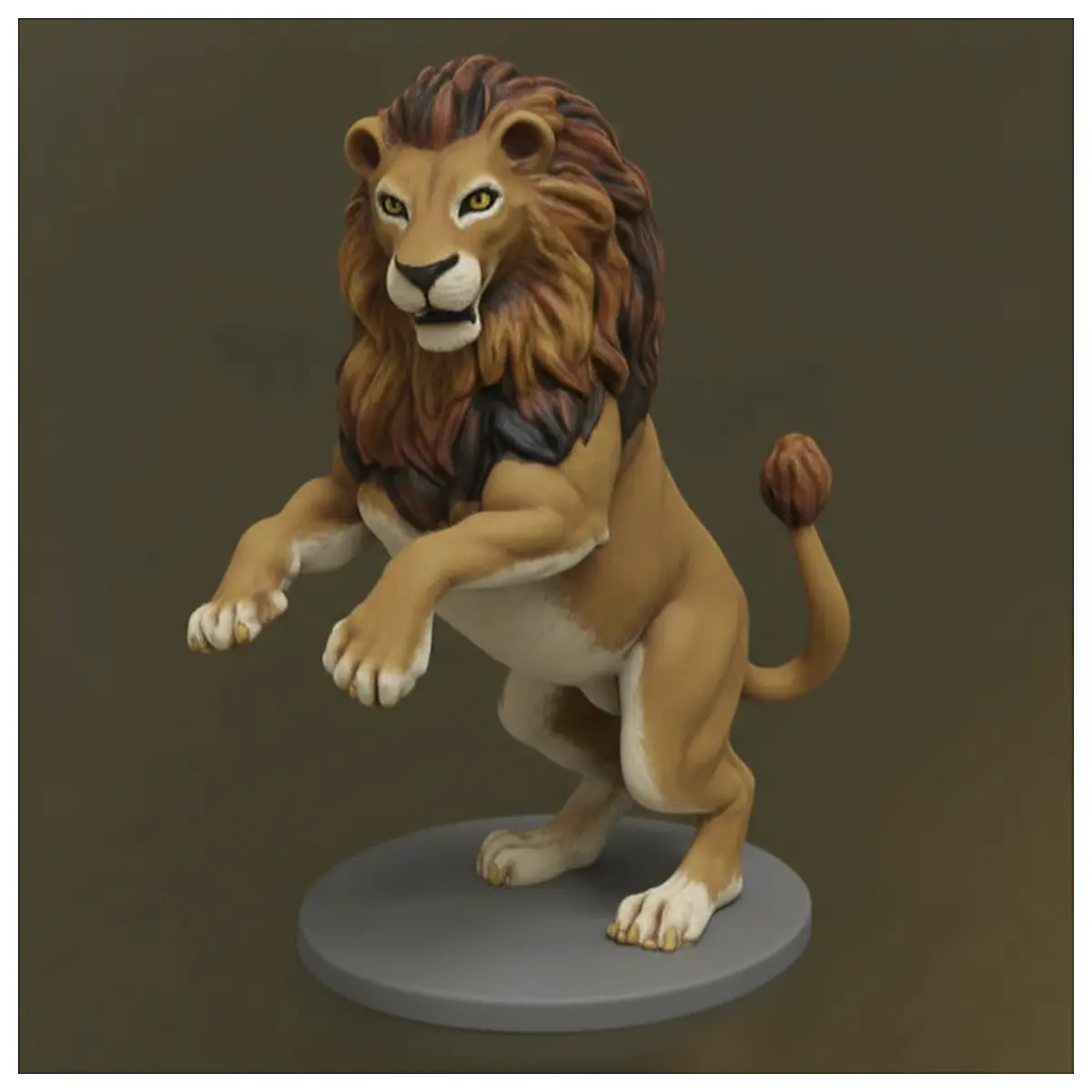 Leaping Lion Statue Buy Parts Repair Universal Sculpture Art Collection