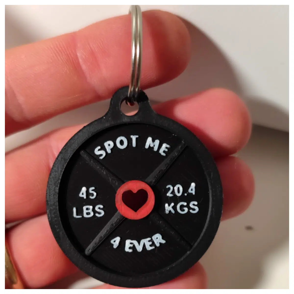 Barbell Plate Keychain Strength Training Accessory Weight Plate Decoration Fitness Enthusiast Gift Powerlifting Gear