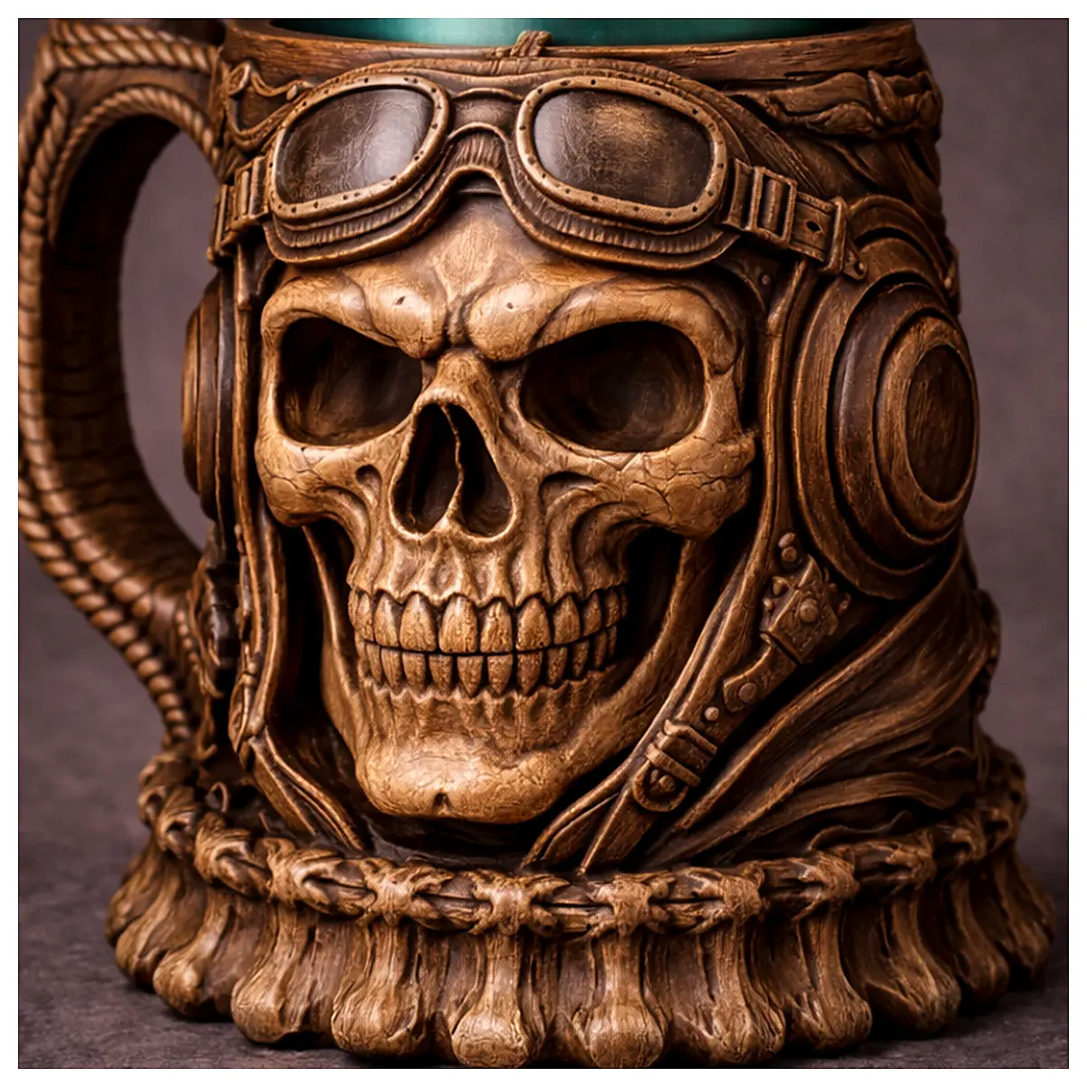 Skeleton Can Beer Glasses Beer Mugs Skeleton Beer Collectibles Pull Tab Drinking