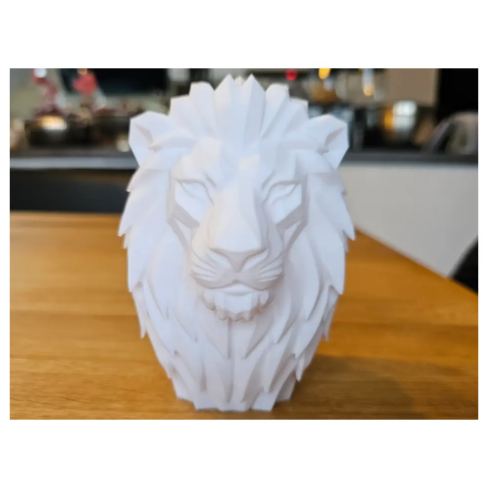 Geometric Lion King Low Poly Art Decor Wall Decor 3D Wall Panels Geometric Patterns Modern Minimalist