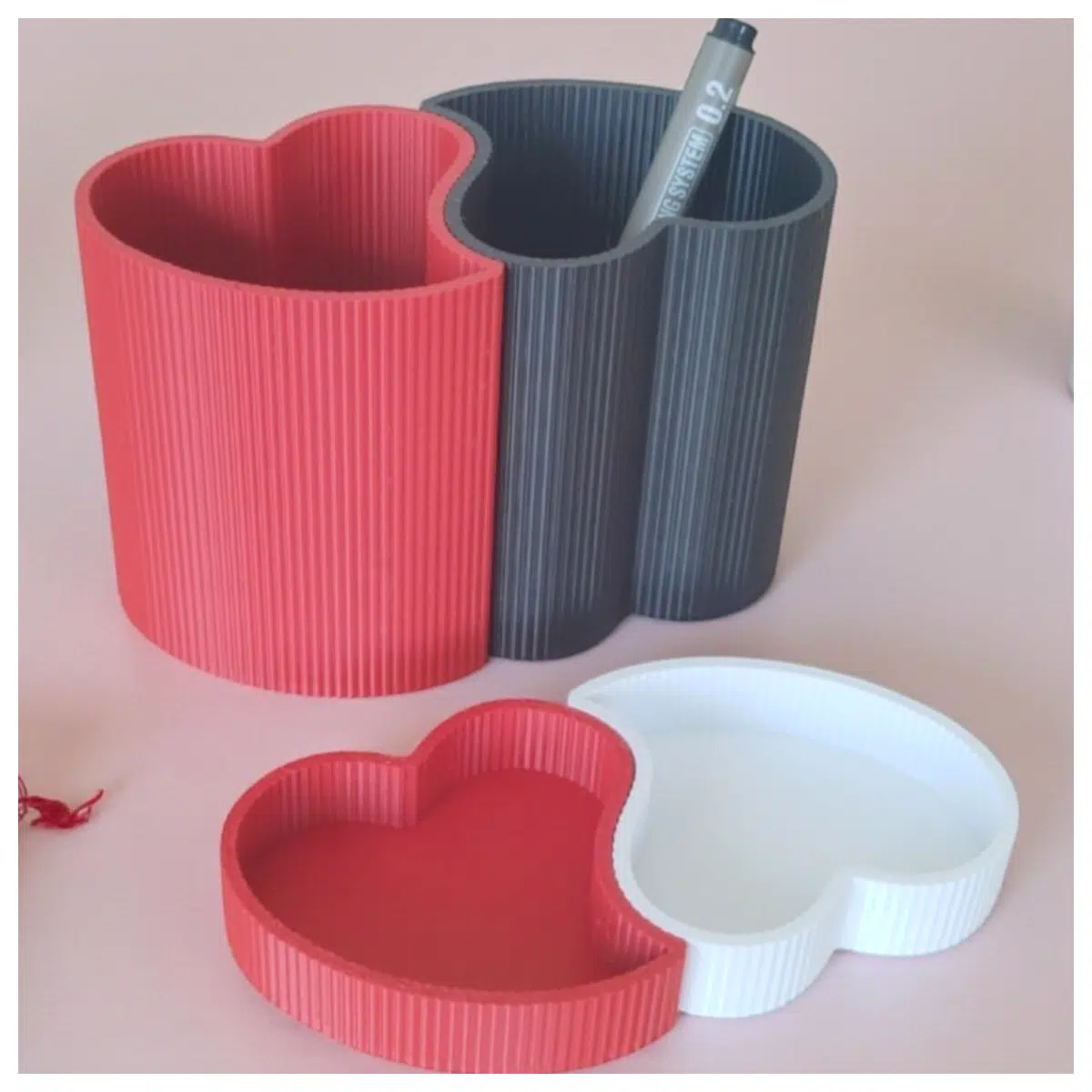 Valentine s Day Vase Various s Stackable Vase Romantic Gift Decorative Vase Creative Vase
