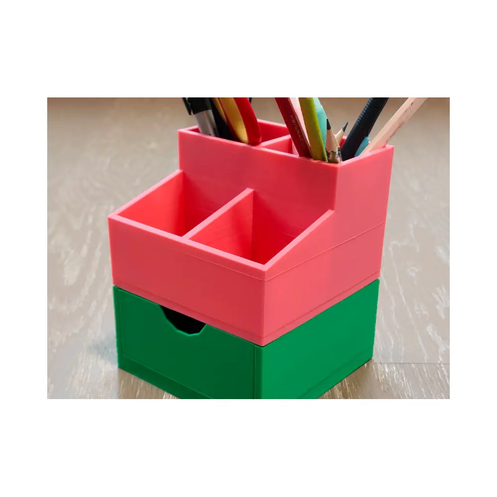 Drawer Organizer Desk Storage Box Multi Compartment Storage Container 4 Tier Stationery Holder
