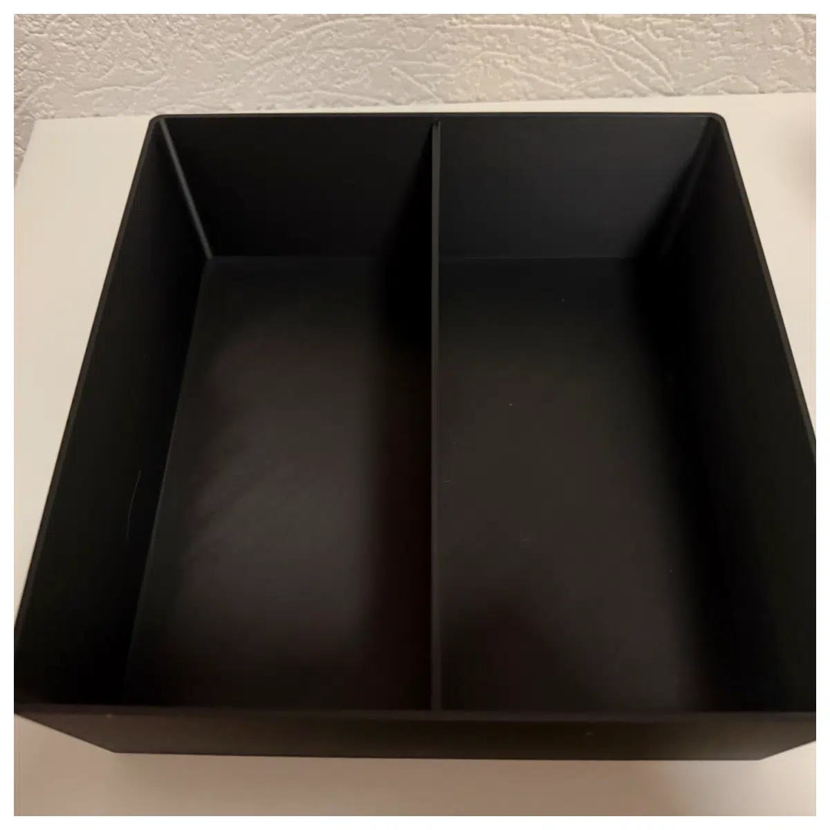 2 Part Divided Storage Box with Lid Organizer Container Home Office Storage Kitchen Storage Solutions