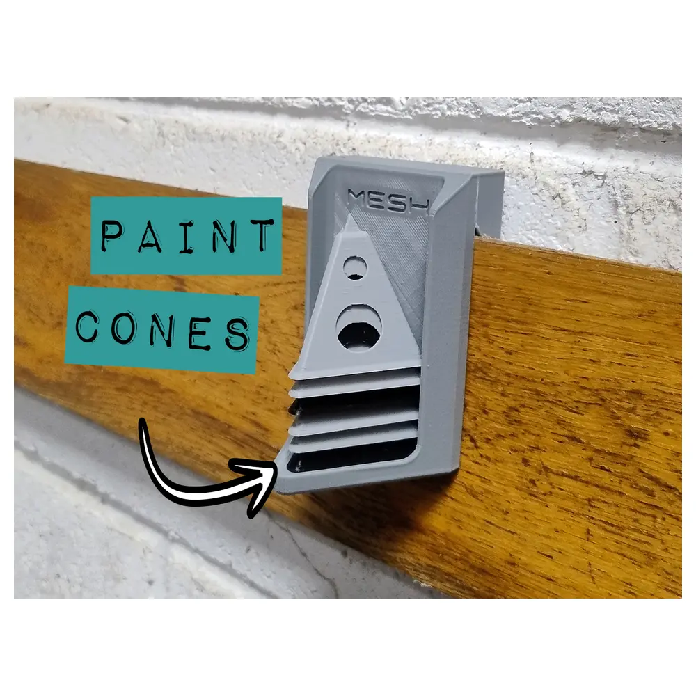 Painted Stand Cone Stand Decorative Stand Display Stand Geometric Stand Home Decor