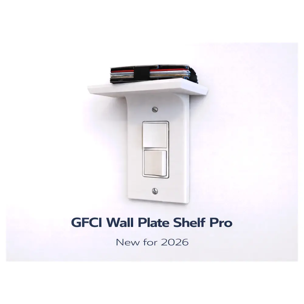 GFCI Wall Outlet Shelf 2026 New Design Electrical Panel Wall Mount Storage Organizer