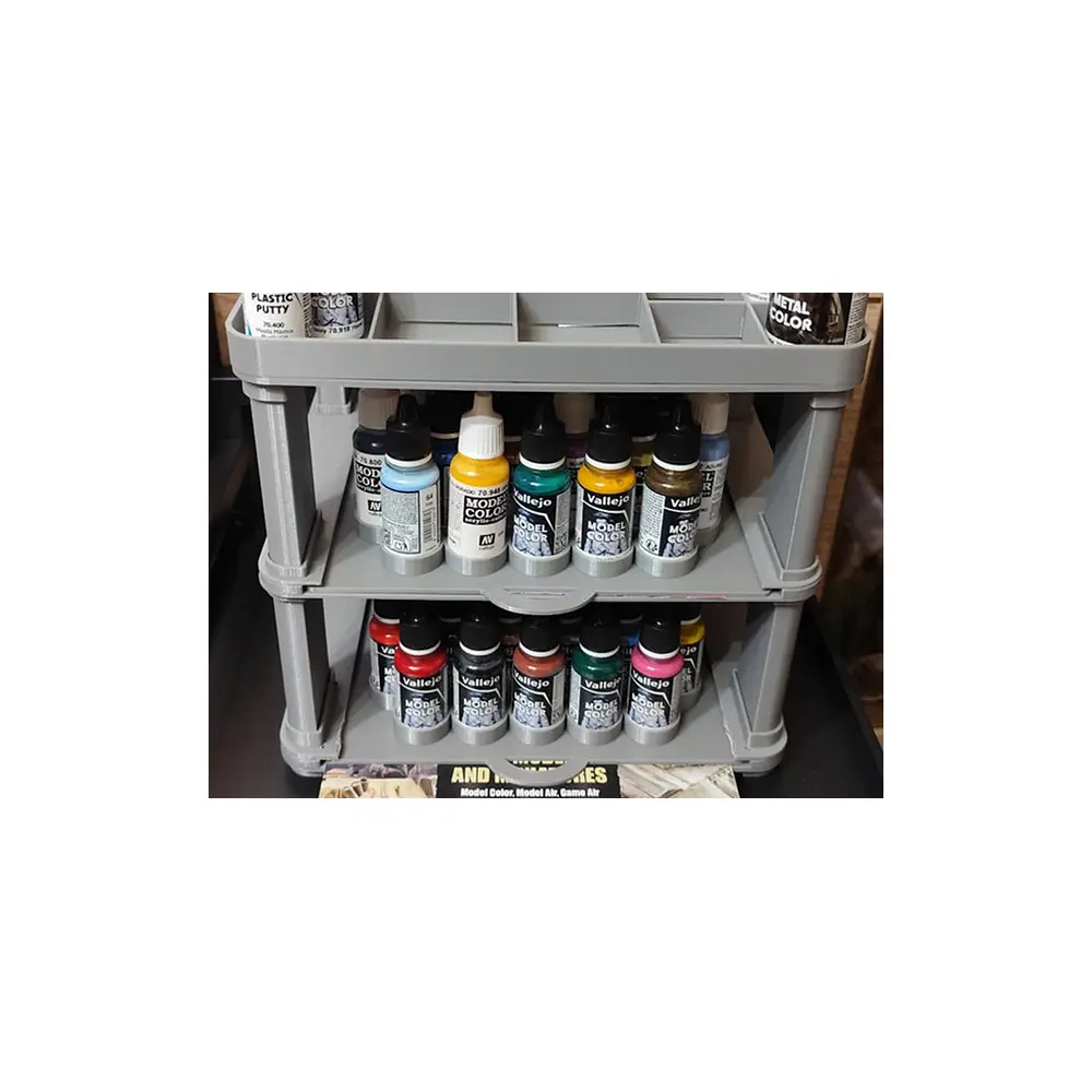 Slider Shelf Paint Display Stand Painting Supplies Palette Accessories Paint Stand Mixing Tools