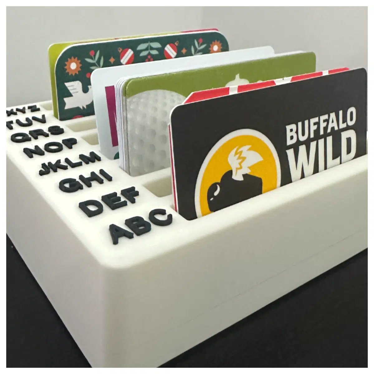 Gift Card Sort Tool Letter Order Organizer Coupon Voucher Gift Redemption Fast Sort